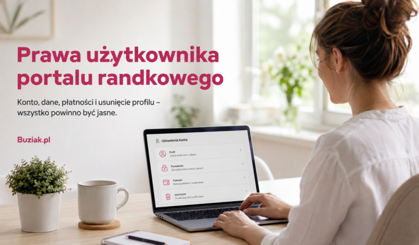 Portal randkowy Buziak.pl - prawa użytkownika portalu randkowego